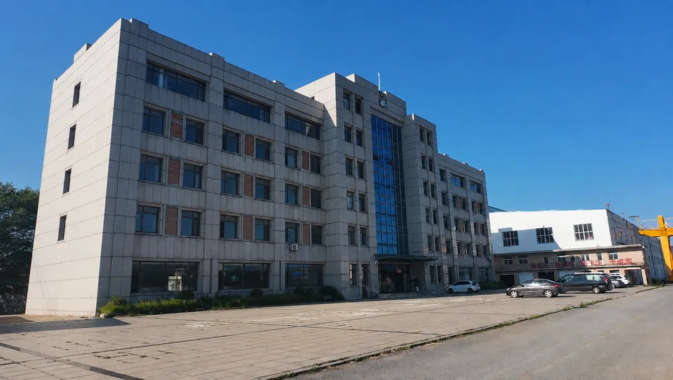 Exterior of the Qingwei office and manufacturing facility in Dalian